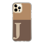 Slim Protection Case［ Original - initial two tone - J brown ］