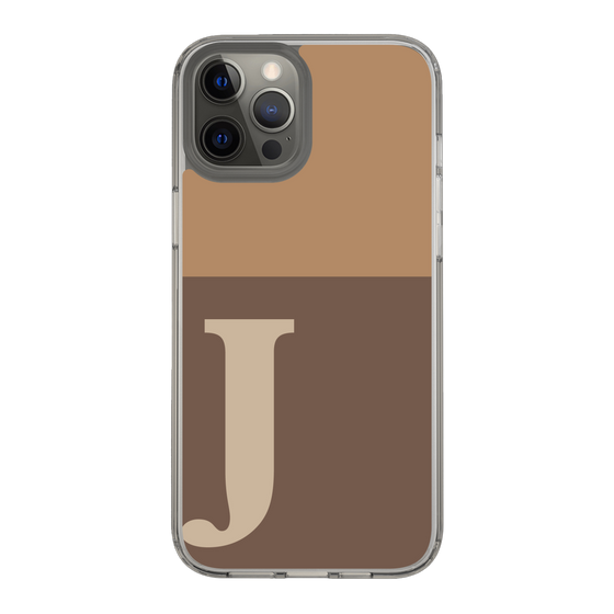Slim Protection Case［ Original - initial two tone - J brown ］