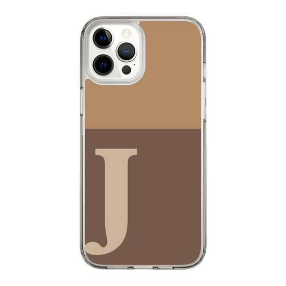Slim Protection Case［ Original - initial two tone - J brown ］