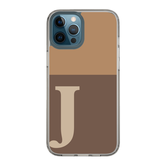 Slim Protection Case［ Original - initial two tone - J brown ］