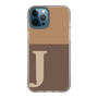 Slim Protection Case［ Original - initial two tone - J brown ］