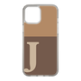 Slim Protection Case［ Original - initial two tone - J brown ］