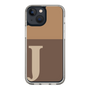 Slim Protection Case［ Original - initial two tone - J brown ］