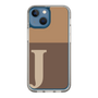 Slim Protection Case［ Original - initial two tone - J brown ］