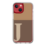 Slim Protection Case［ Original - initial two tone - J brown ］