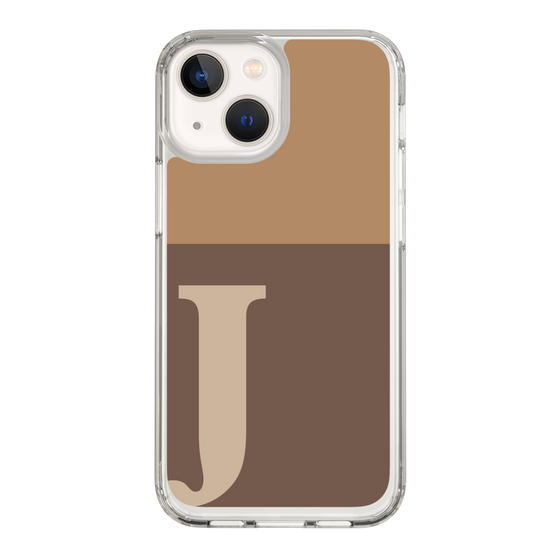 Slim Protection Case［ Original - initial two tone - J brown ］