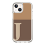 Slim Protection Case［ Original - initial two tone - J brown ］