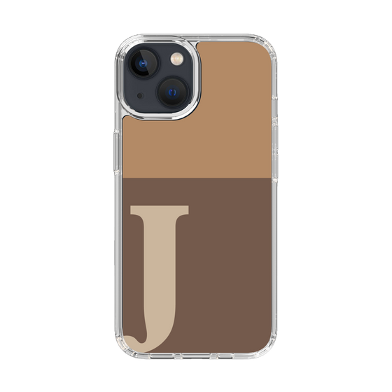 Slim Protection Case［ Original - initial two tone - J brown ］
