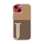 Slim Protection Case［ Original - initial two tone - J brown ］