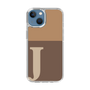 Slim Protection Case［ Original - initial two tone - J brown ］