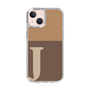 Slim Protection Case［ Original - initial two tone - J brown ］