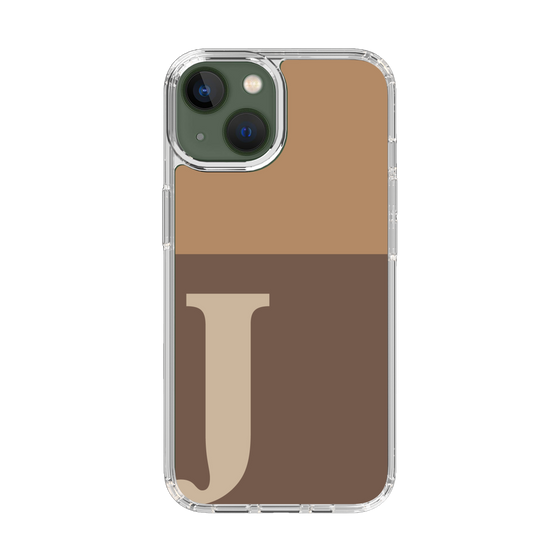 Slim Protection Case［ Original - initial two tone - J brown ］