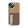 Slim Protection Case［ Original - initial two tone - J brown ］