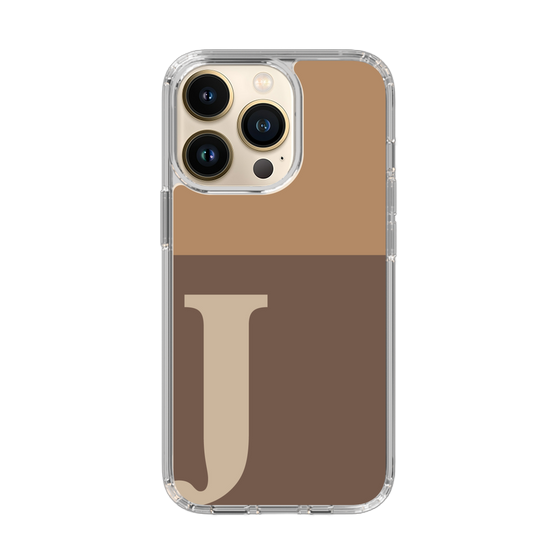 Slim Protection Case［ Original - initial two tone - J brown ］