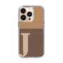 Slim Protection Case［ Original - initial two tone - J brown ］