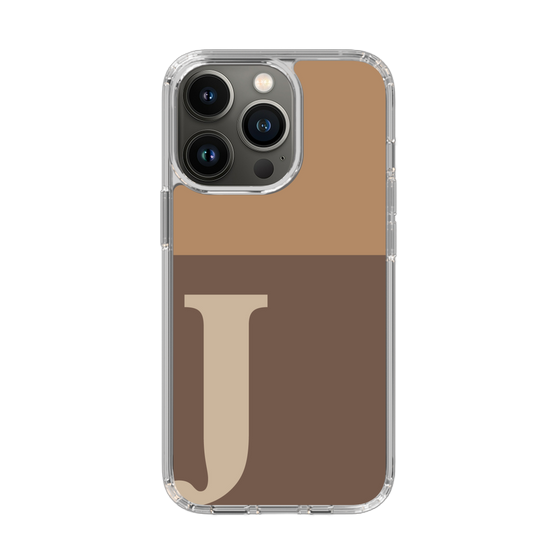 Slim Protection Case［ Original - initial two tone - J brown ］
