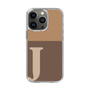 Slim Protection Case［ Original - initial two tone - J brown ］