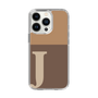 Slim Protection Case［ Original - initial two tone - J brown ］