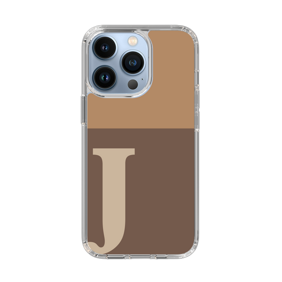 Slim Protection Case［ Original - initial two tone - J brown ］