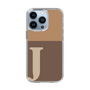 Slim Protection Case［ Original - initial two tone - J brown ］