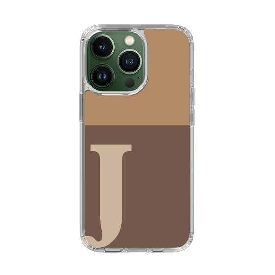 Slim Protection Case［ Original - initial two tone - J brown ］