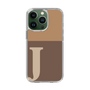 Slim Protection Case［ Original - initial two tone - J brown ］
