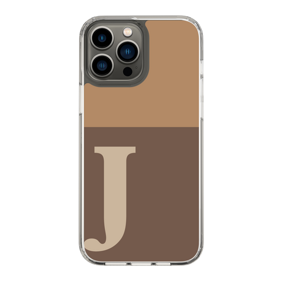 Slim Protection Case［ Original - initial two tone - J brown ］