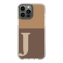 Slim Protection Case［ Original - initial two tone - J brown ］