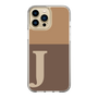 Slim Protection Case［ Original - initial two tone - J brown ］