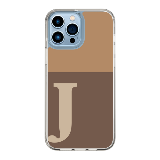 Slim Protection Case［ Original - initial two tone - J brown ］