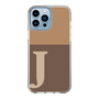 Slim Protection Case［ Original - initial two tone - J brown ］