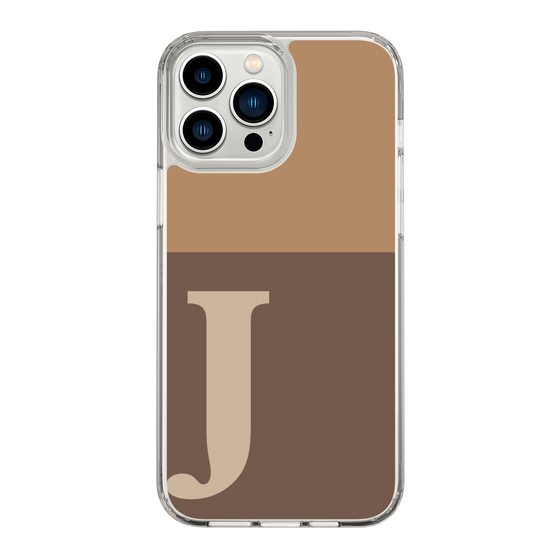Slim Protection Case［ Original - initial two tone - J brown ］
