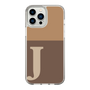 Slim Protection Case［ Original - initial two tone - J brown ］