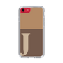 Slim Protection Case［ Original - initial two tone - J brown ］