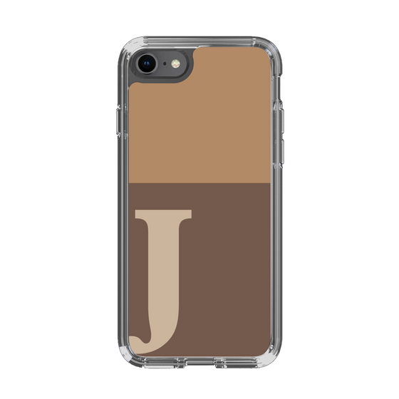 Slim Protection Case［ Original - initial two tone - J brown ］