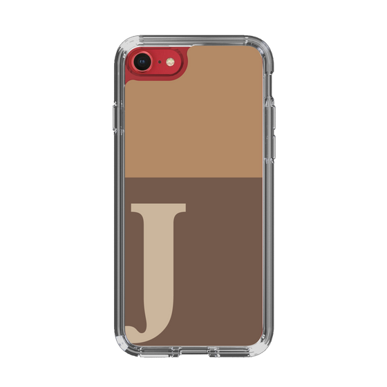 Slim Protection Case［ Original - initial two tone - J brown ］