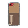 Slim Protection Case［ Original - initial two tone - J brown ］