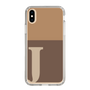 Slim Protection Case［ Original - initial two tone - J brown ］