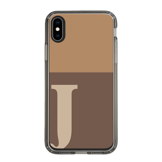 Slim Protection Case［ Original - initial two tone - J brown ］