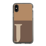 Slim Protection Case［ Original - initial two tone - J brown ］