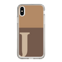 Slim Protection Case［ Original - initial two tone - J brown ］