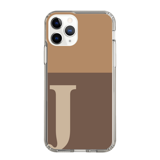 Slim Protection Case［ Original - initial two tone - J brown ］