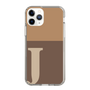 Slim Protection Case［ Original - initial two tone - J brown ］