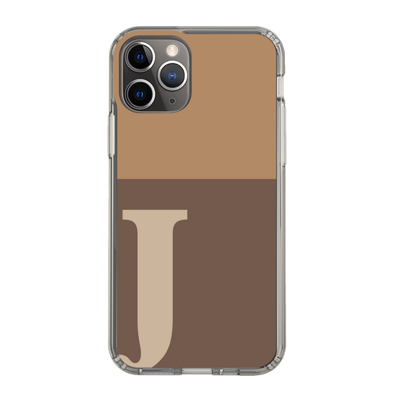 Slim Protection Case［ Original - initial two tone - J brown ］