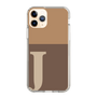 Slim Protection Case［ Original - initial two tone - J brown ］