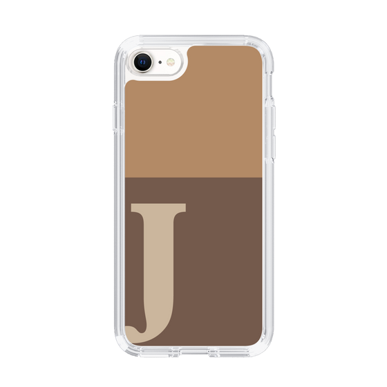 Slim Protection Case［ Original - initial two tone - J brown ］