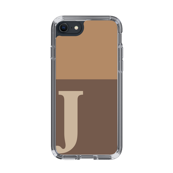 Slim Protection Case［ Original - initial two tone - J brown ］