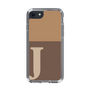 Slim Protection Case［ Original - initial two tone - J brown ］