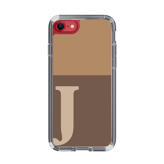 Slim Protection Case［ Original - initial two tone - J brown ］