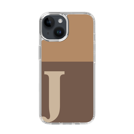 Slim Protection Case［ Original - initial two tone - J brown ］